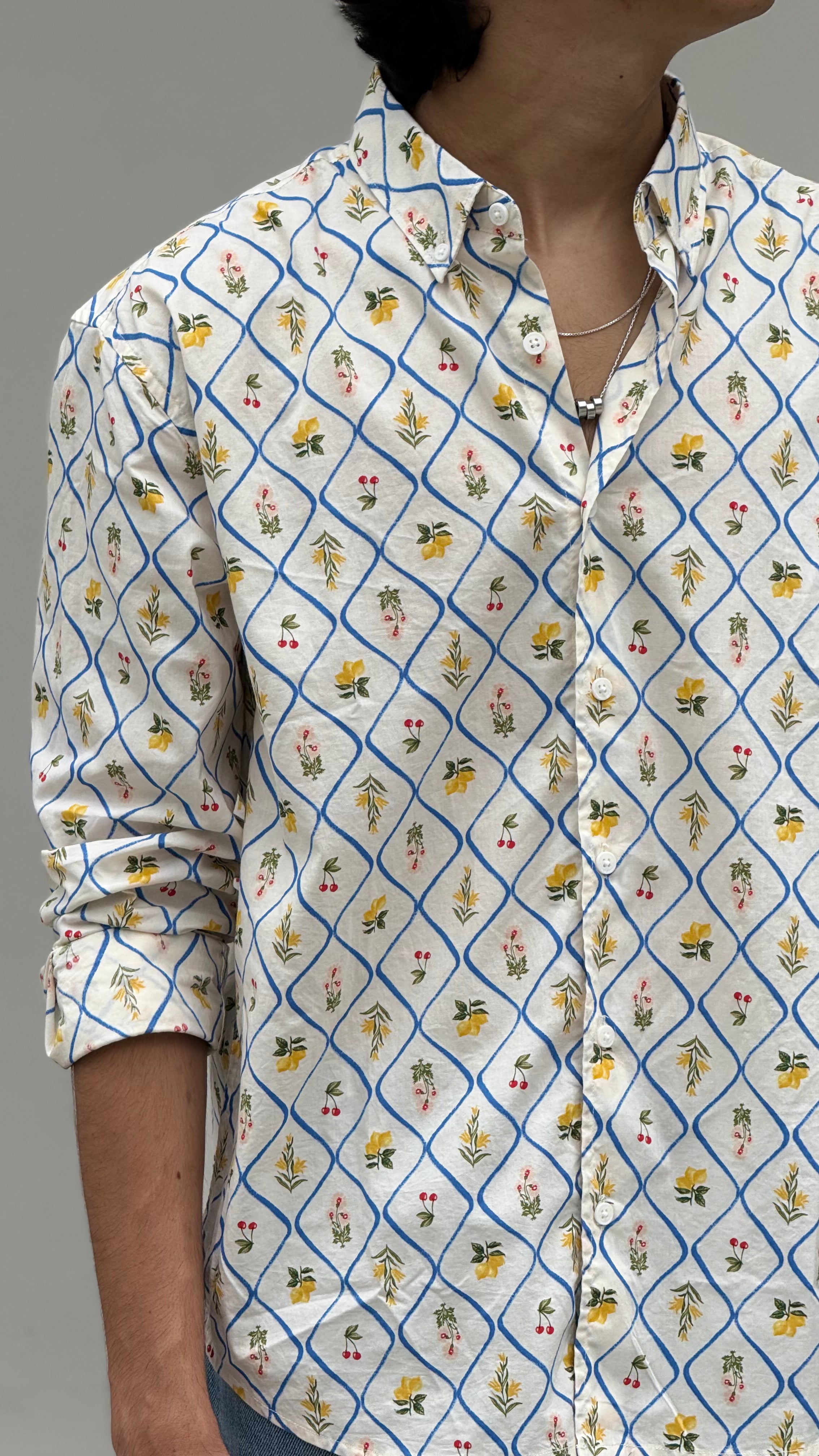 Regular Fit Lyocell-blend Shirt